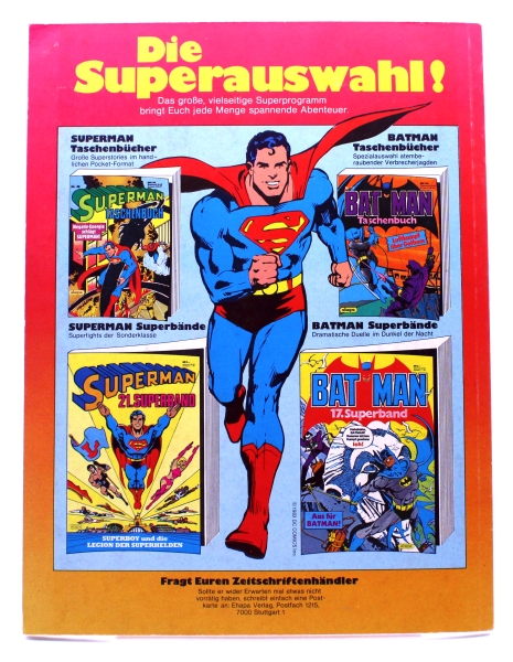 DC Comics Superman Comic Album Nr. 7: Der Parasit - Sieger über Superman! von Ehapa